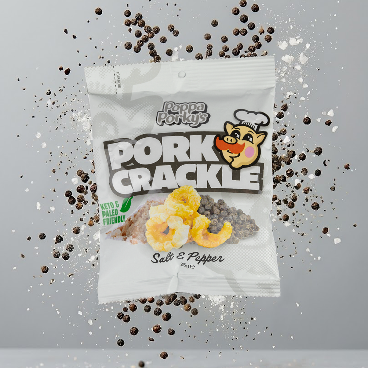 Keto & Paleo Pork Crackle - Salt & Pepper