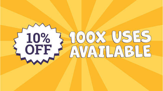 100 x 10% OFF CODES