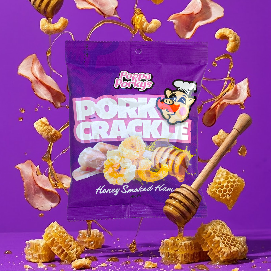 Pork Crackle - Honey Smoked Ham - Bulk Buy
