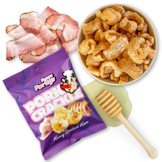 Pork Crackle - Honey Smoked Ham - Bulk Buy