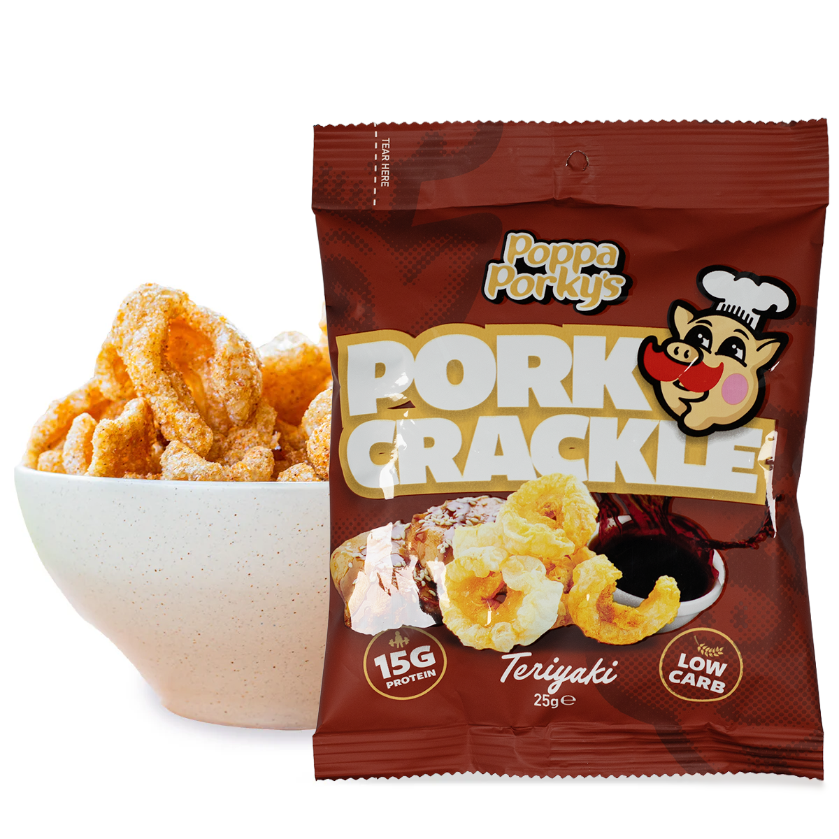Pork Crackle - Teriyaki - Bulk Buy