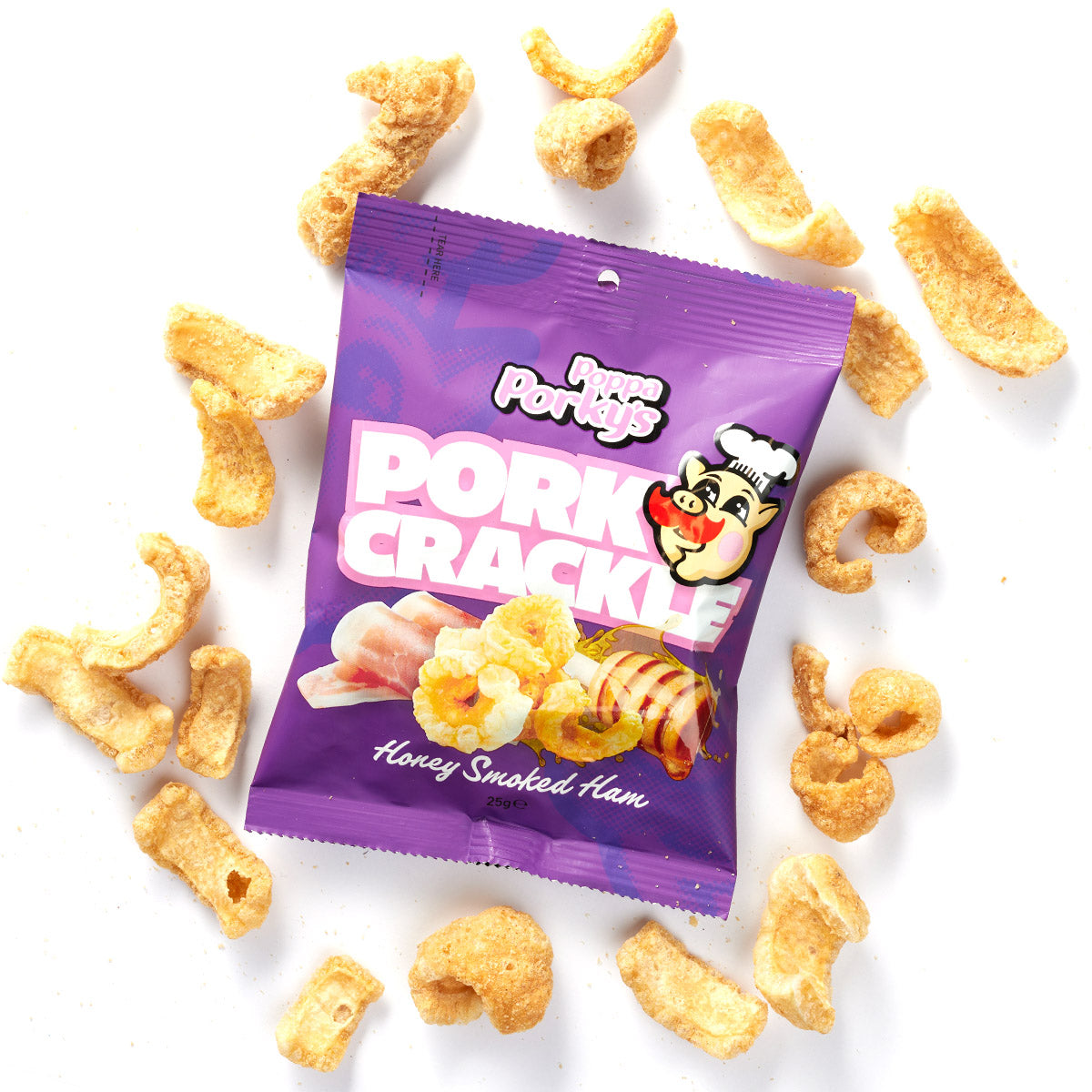 Pork Crackle - Honey Smoked Ham - Bulk Buy