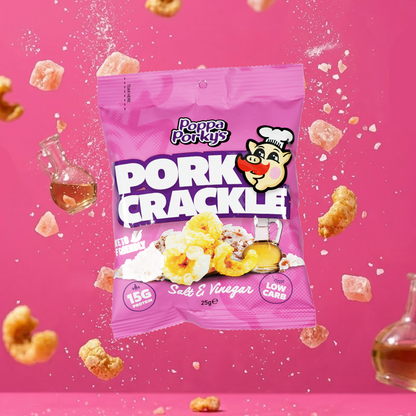 Keto Pork Crackle - Salt &amp; Vinegar - Bulk Buy