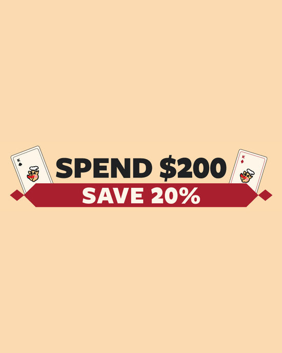 Spend $200 Save 20% OFF