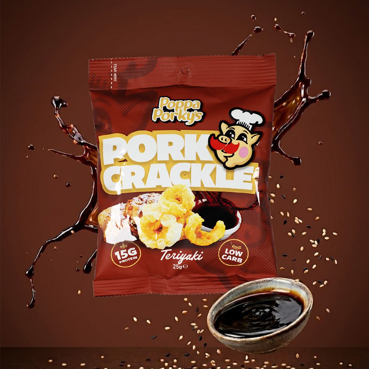 Pork Crackle - Teriyaki - Bulk Buy